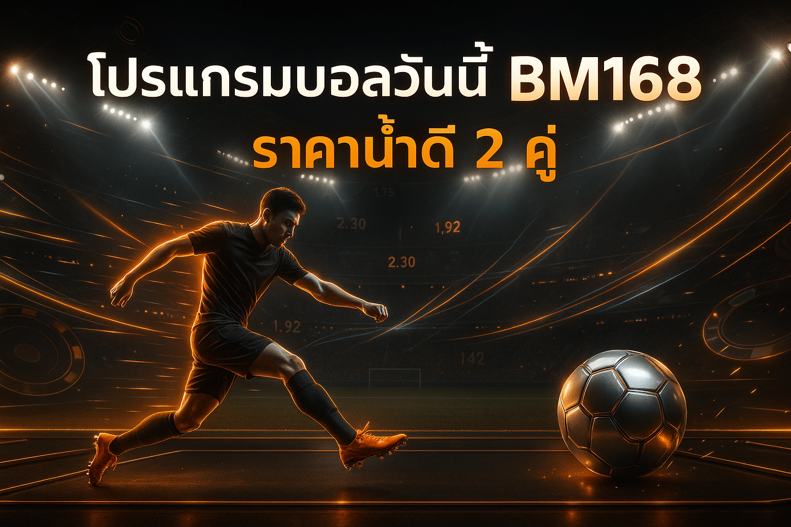 โปรแกรมบอลวันนี้ BM168